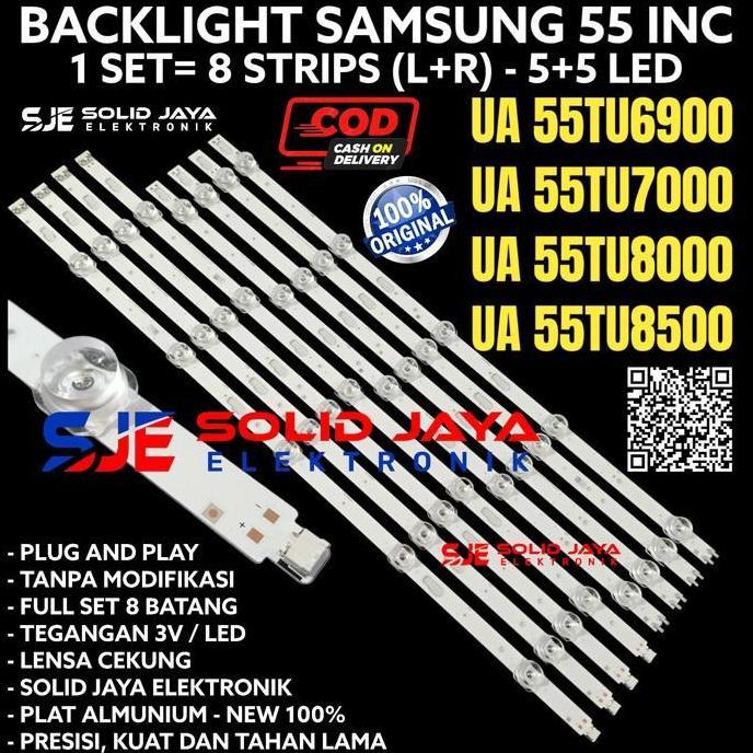 BACKLIGHT SAMSUNG 55 INC 55TU6900 55TU7000 55TU8000 55TU8500 LAMPU BL RESTOCK