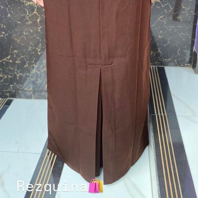 PREMIUM / Rok Span SMA SMP Belah Belakang dengan Jahitan Double Kuat Rok Span SMA Slim Fit Belah Bel