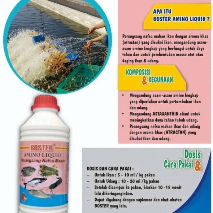 Fishgod- Vitamin Ikan Boster Amino 1 Liter