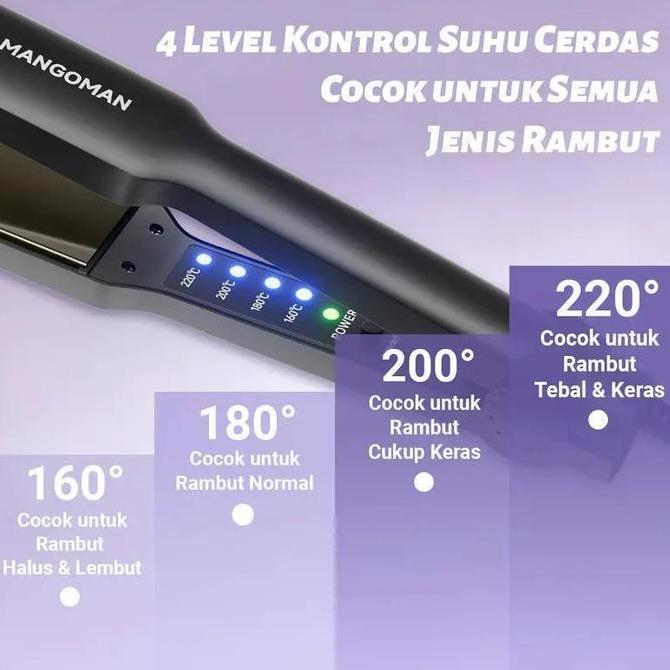 Javonam8891 - Mangoman Catokan Rambut 2In1 Professional | Penglurus & Pengkeriting Rambut Berkualita