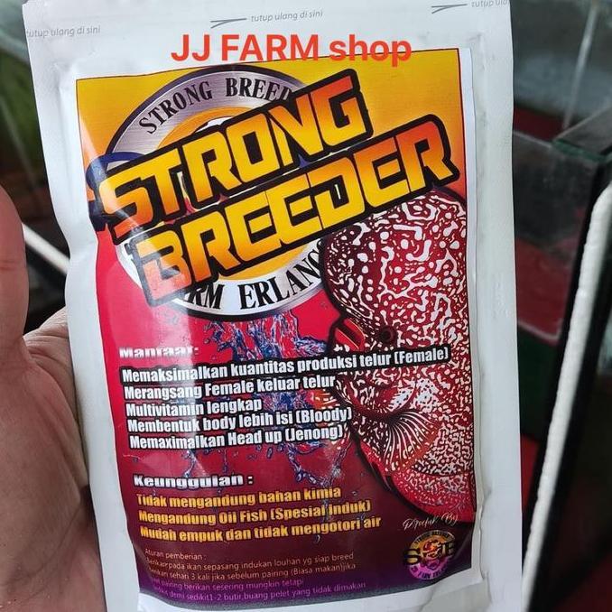 Fishgod- Pelet Strong Breeder & Jenong B Head Pakan Indukan Louhan Lohan Dll