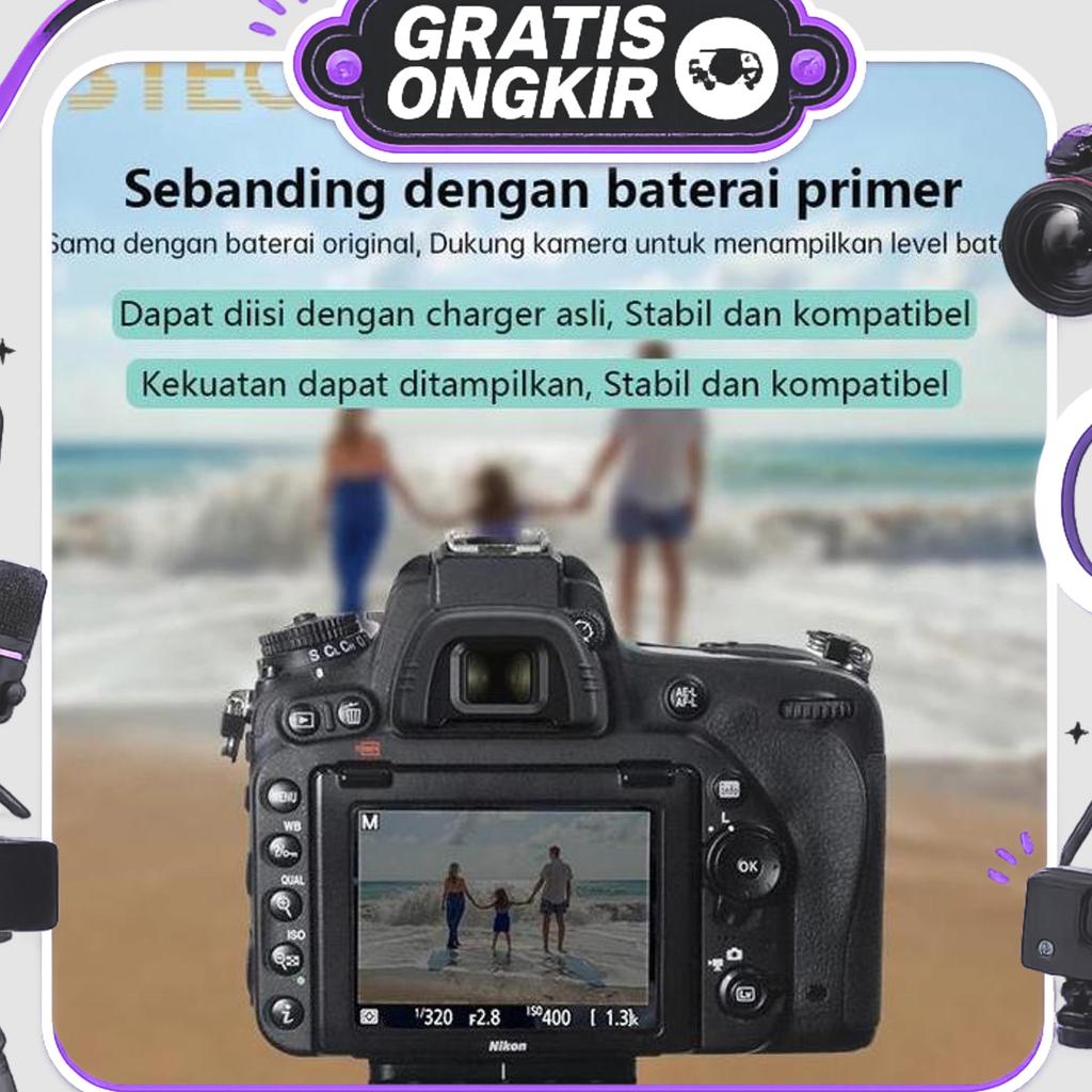 Btech Battery En-El19 Np-Bj1 Kamera Digital  Baterai Cocok Untuk Camera Nikon S3100 S3200 S3300 S350