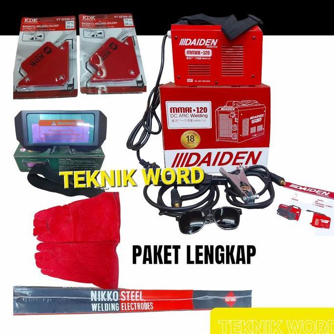 Mesin Lass Daiden Mmai 120A Mesin Lass Inverter Daiden Mmai 120A Terbaru 