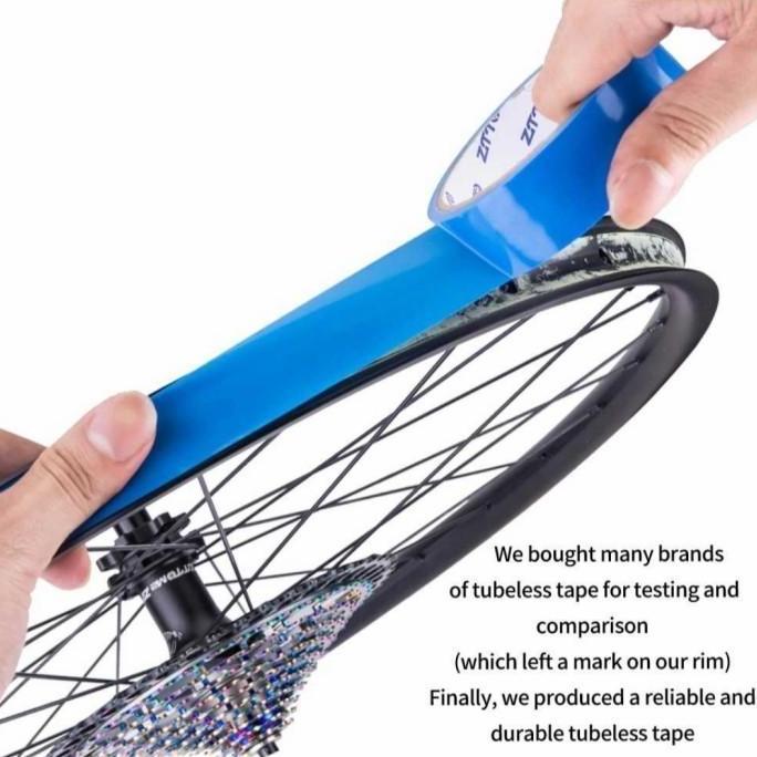 Rim tape roda sepeda 700c fixie road bike lipat rims ban velg lakban Alqshop