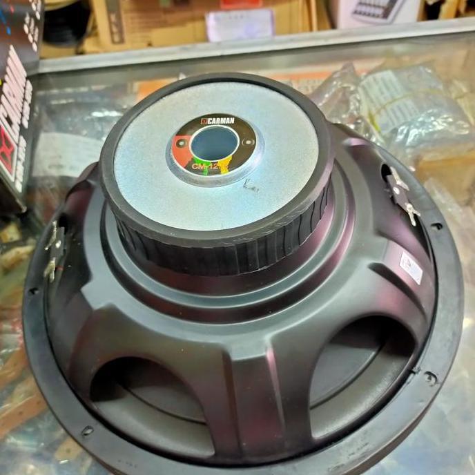 Speaker Subwoofer Carman CM-1278 White 12 Inch Speaker Mobil 12 Inch