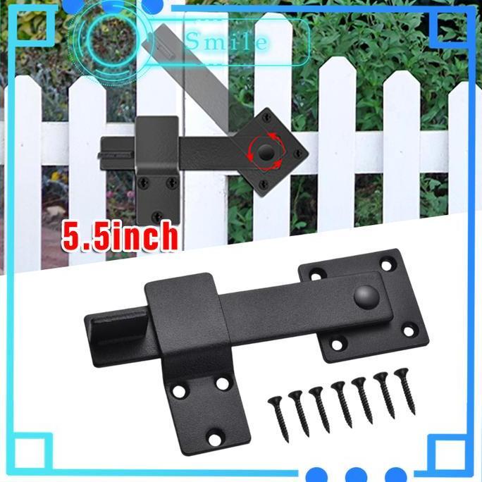 BLAZONE 5.5Inc Grendel Pintu Geser Warna Hitam Kunci Grendel Pintu Geser Untuk Mengunci Dan Mengaman