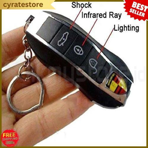 Prank Toys Electric Shock Mainan Kejut Listrik Pena Permen Karet Meteran Remote Kunci Mobil Korek Ap