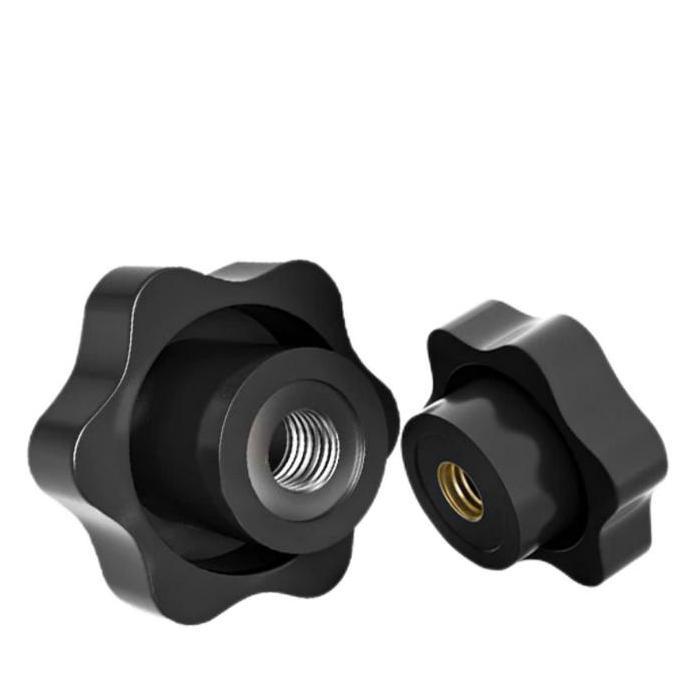 LEKCTROM 10pcs Baut Kepala Bintang Diameter M6 M8 Baut Knob Mur Bintang Knob Star