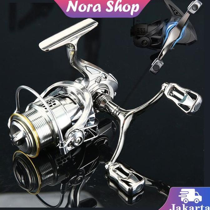 IUMAORI 5.2:1 Baitcasting Reel / Reel Pancing Laut / Max Drag 6kg Fishing Reel