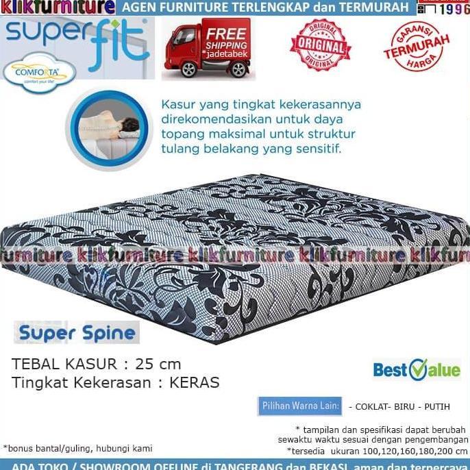 Bestseller- SUPER SPINE Superfit (kasur 100x200) Comforta Springbed