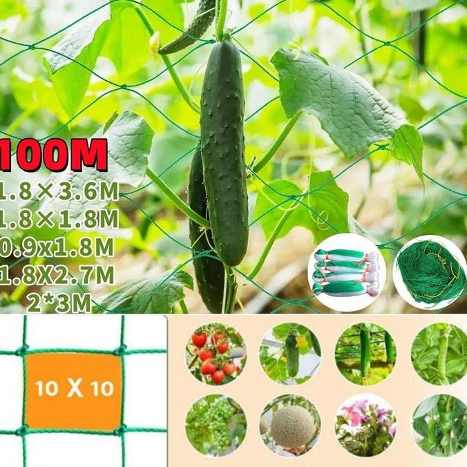 YUKAAME Plant Climbing Net (trellis Net)/Jaring Tanaman Merambat/Jaring Tanaman Rambat/Jaring Rambat