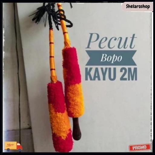 4.4 Pecut Bopo 2 Meter Jumbo / Mainan Anak Pentas Jaranan Jaran Kepang Kuda Lumping / Cambuk Baronga