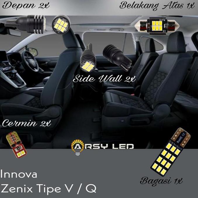 Arsy Led Plafon Kabin Led Mobil Innova Zenix Hybrid Ev Super Bright Car Lampu