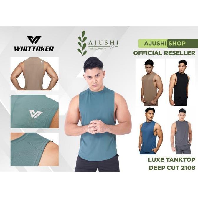 WHITTAKER Luxe Deep Cut #2108 / Deep Cut / Tank Top / Kaos Singlet - Kualitas Terbaik