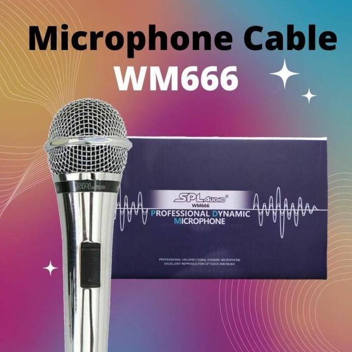 Spl Audio Dynamic Microphone Wm 666