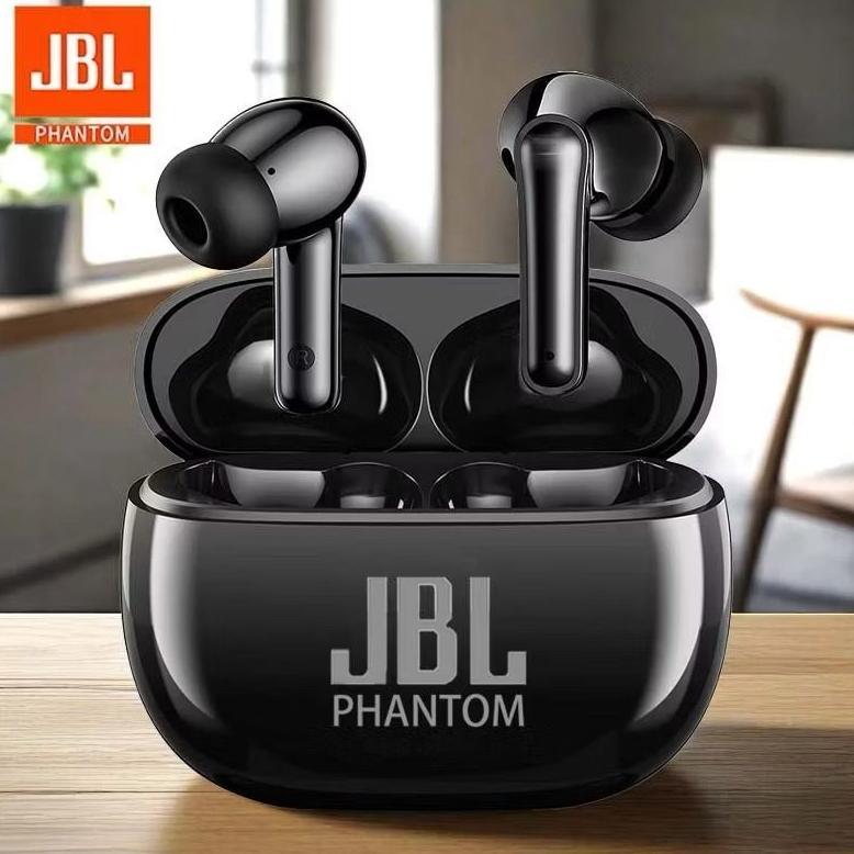 JBL PHANTOM Earphone Nirkabel TWS Bluetooth 5.3 dengan Suara Stereo 9D dan Tahan