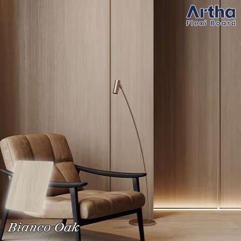 Artha Flexi Board WPC Wood Series 8 mm | Flexi Board Panel Dinding Wood Series Panel WPC Premium Dek