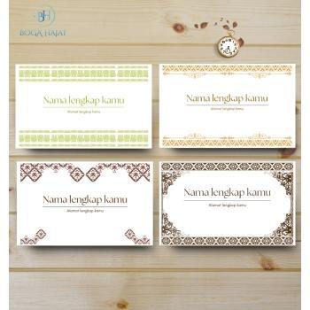 Amplop Kondangan Custom Nama Motif Batik