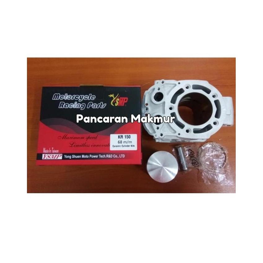Promo Ceramic Cylinder Kit /Blok Seher 68mm Motor KR150 NINJA/Merek YSMP Diskon