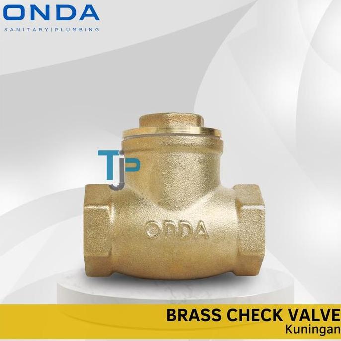* Klep Tabok / Check Valve Kuningan 1" Onda *