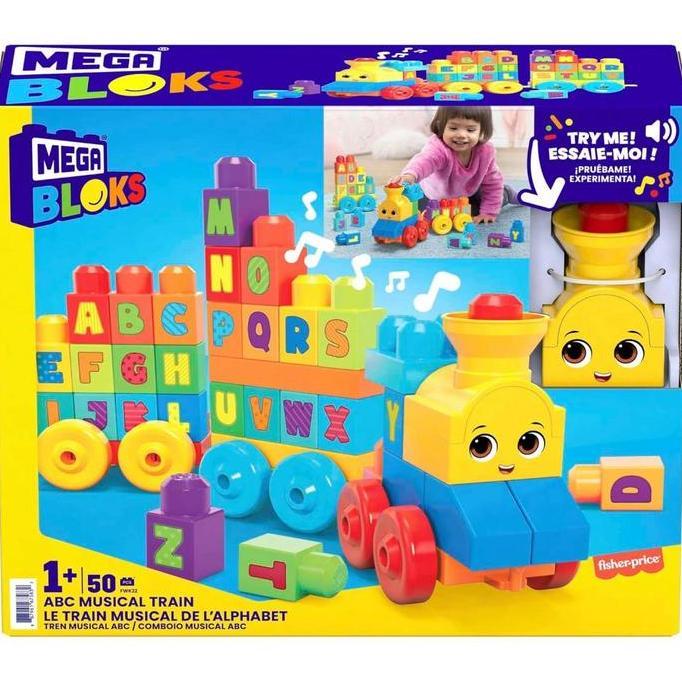 Mega Bloks MEGABLOKS FISHER PRICE  ABC Musical Train FWK22