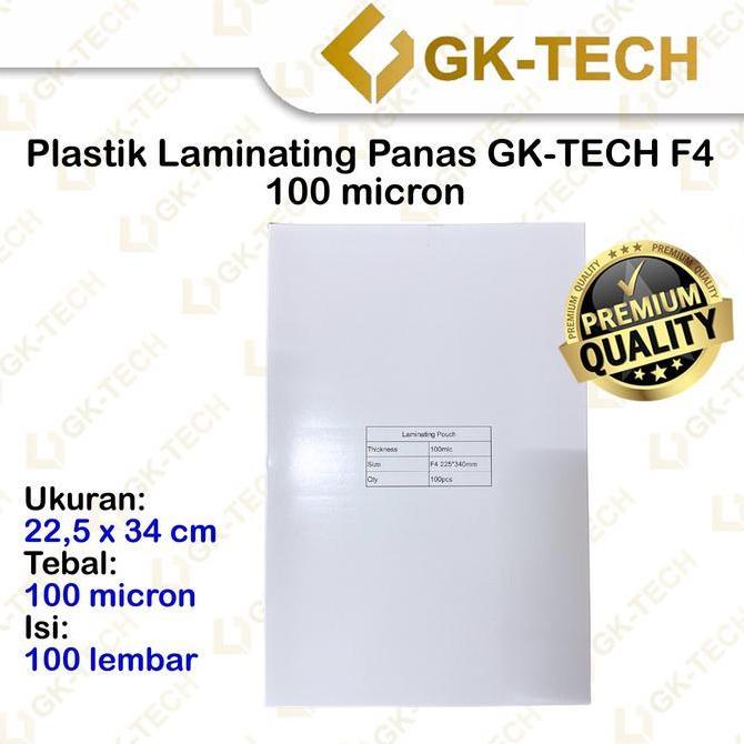 Papel - Plastik Laminating Laminasi Panas Gk-Tech / Hombo / F4 / A4 / A3