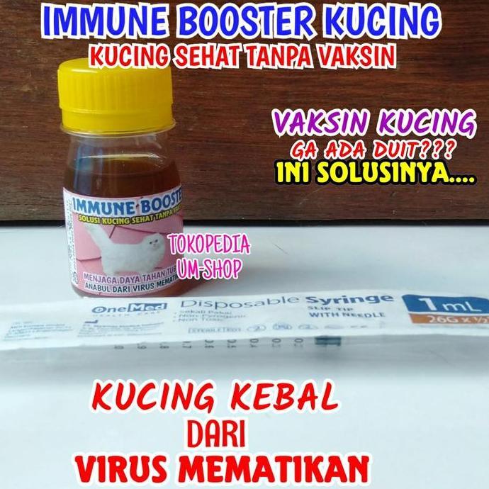 Immune Booster Cat Kucing Tanpa Vaksin Imun Booster Vitamin Murah