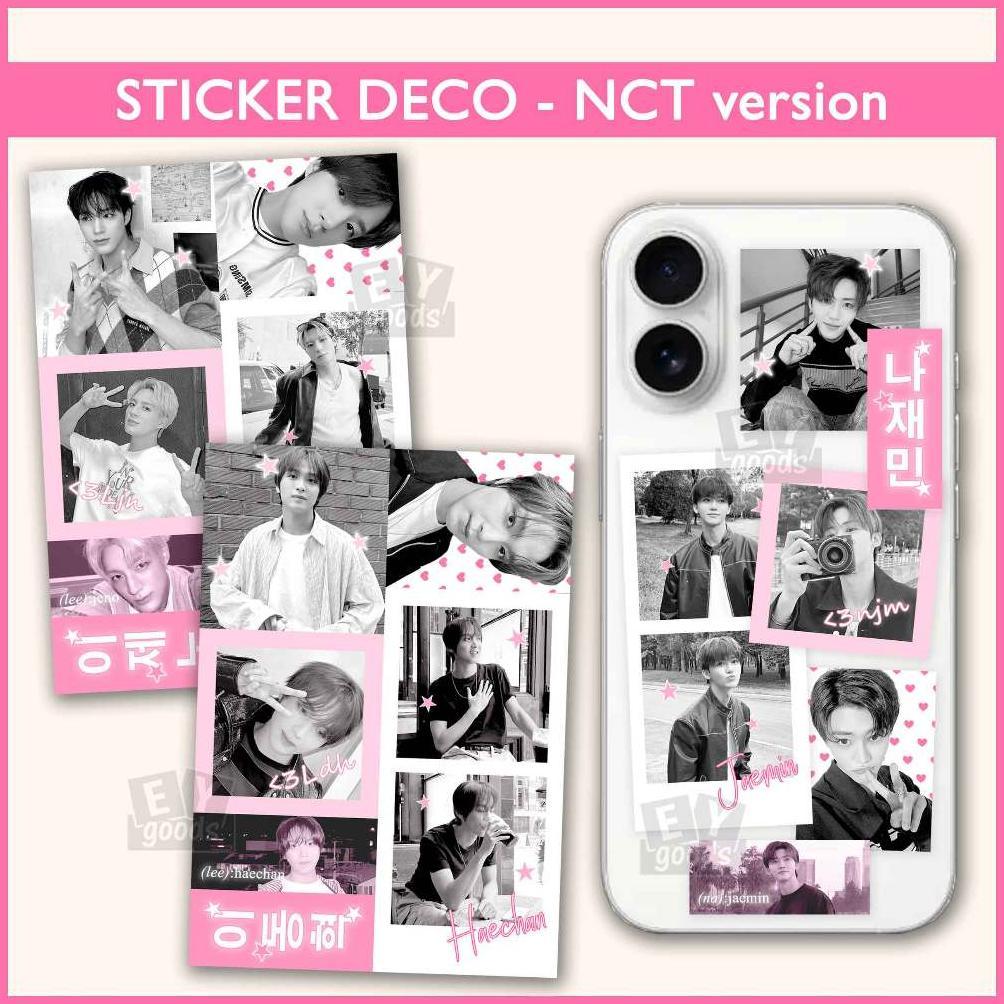 NCT DREAM, NCT WISH, NCT 127 STICKER DECO CASE HP Aesthetic Stiker Pack | WAY V Nct Deco Sticker Kpo
