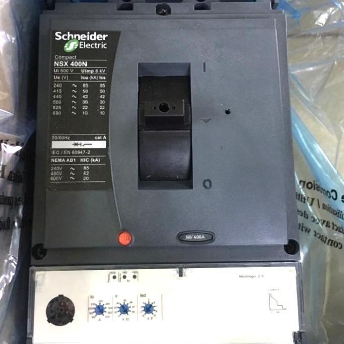 mccb breaker nsx400n 400a schneider