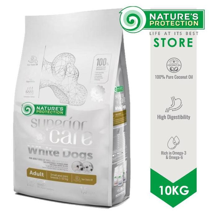 Nature Protection White Dog Adult Lamb 10kg Nature's Protection