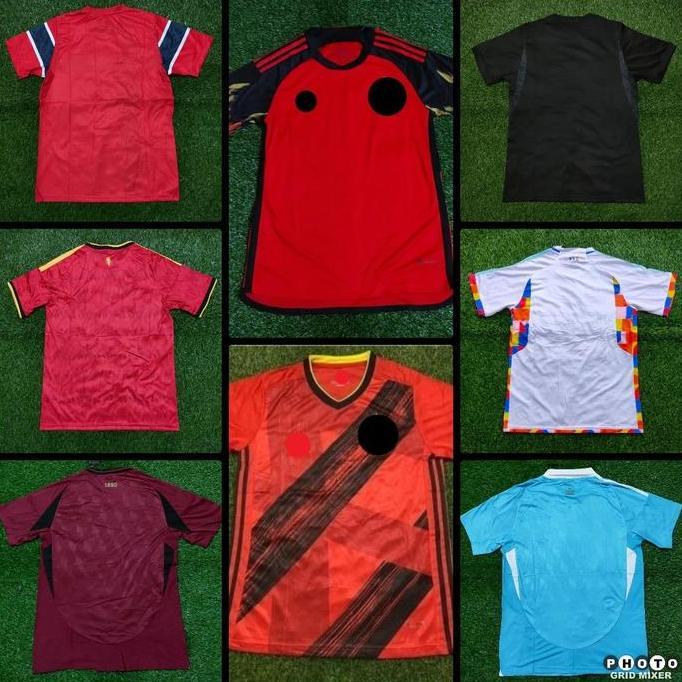 ALNEUM PLAYER ISSUE BELGIA NORWEGIA SWEDIA HOME AWAY JERSEY BAJU BOLA PIALA DUNIA EROPA 2020 2022 20