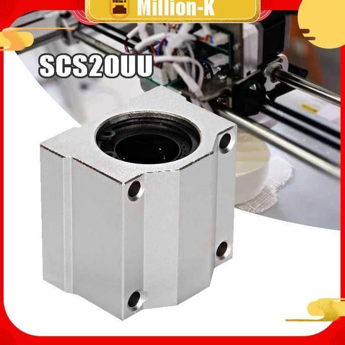 BITESKY1 Linear Slide Block SCS12UU Linear Bearing Block 20 Mm Ukuran Printer
