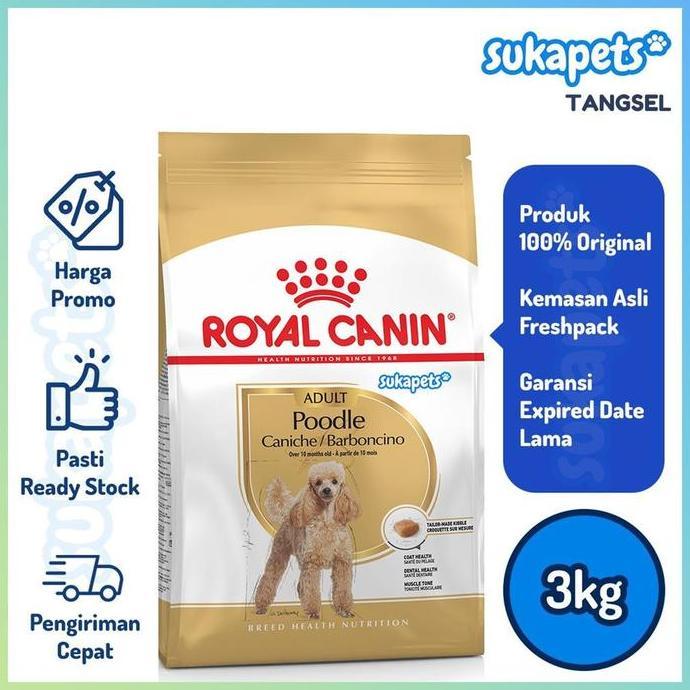 Royal Canin Poodle Adult Makanan Anjing Dewasa Poodle 3kg