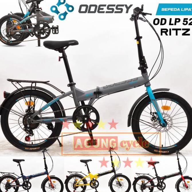 Promo SEPEDA LIPAT / FOLDING BIKE ODESSY RITZ 20" 62 7 SPEED Diskon
