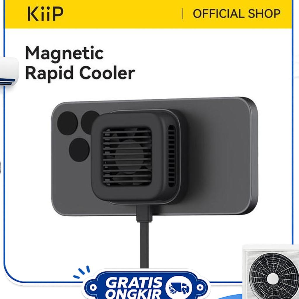Kiip Fw5 Charging Magnetic Cooler Pendingin Hp Gaming Fan Radiator Cooling
