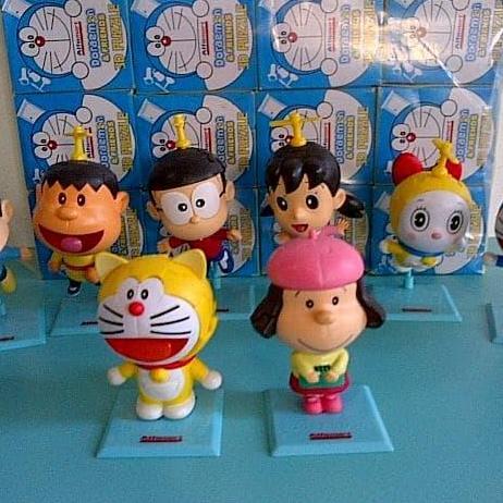 [CUCI GUDANG] figure puzzle 3D Doraemon & Friends satuan