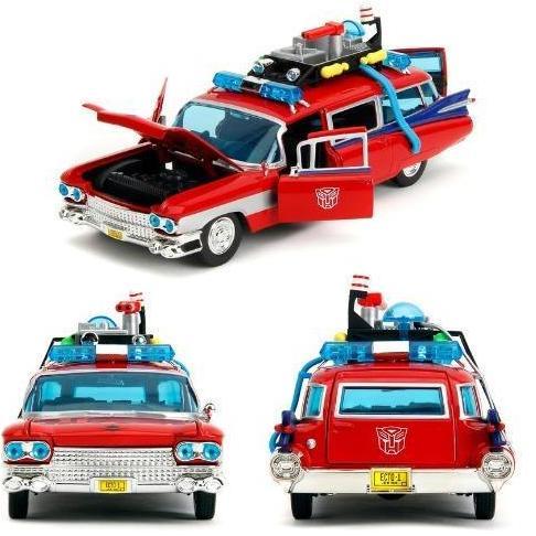 UNVC 35466 - Jada Toys 1/24 Ghostbusters Ecto-1 Transformers Mashup
