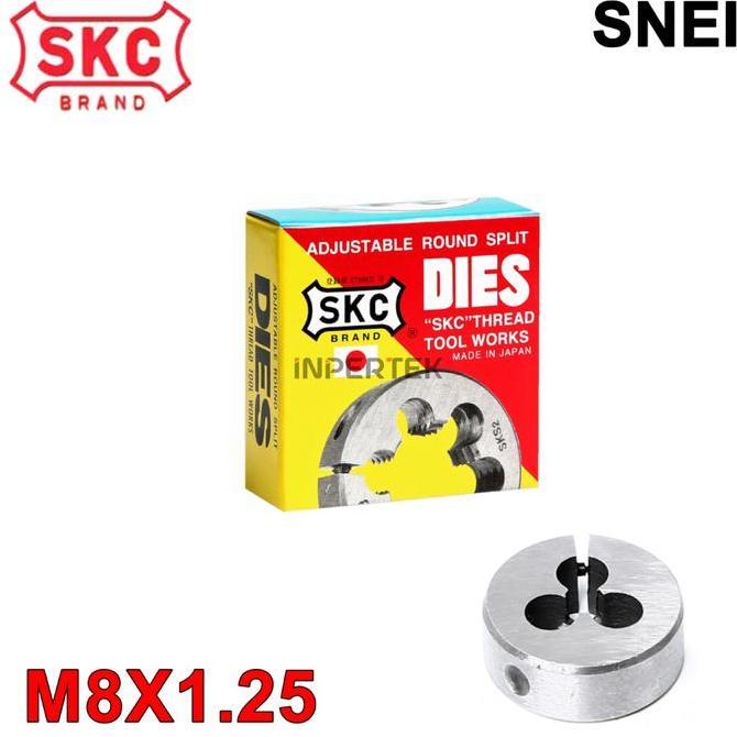 SUNARTAR Snei M8 X 1.25 Round Die Snay Drat Ulir Baut M8X1.25 Senai Dies Sney