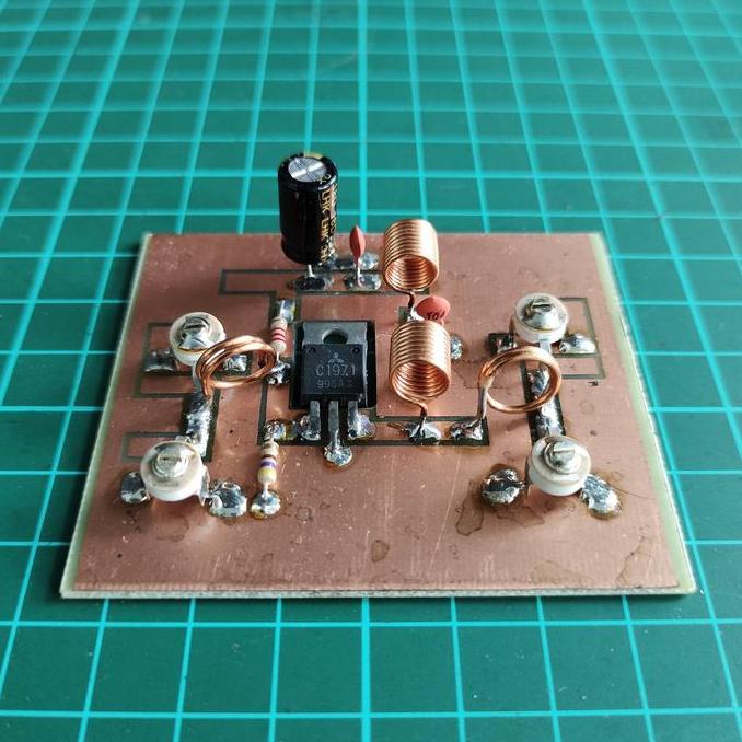 PCB FM BOSTER 2SC1971 C1971 1971 BOOSTER BOSSTER 5WATT 7WATT 5 7 WATT MGB88