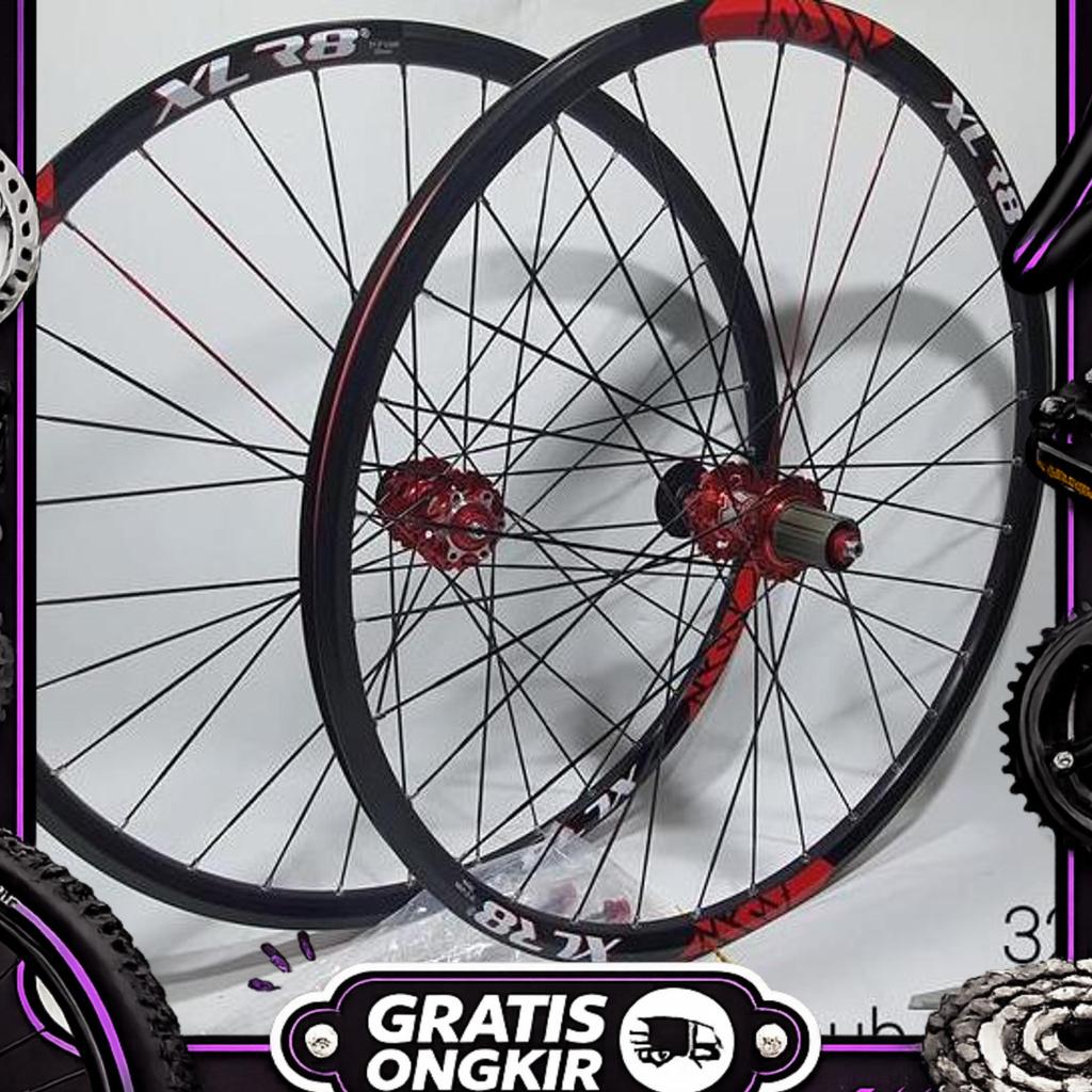 Wheelset Xlr8 Mtb 27.5 Disc Brake 32H New Hub Design