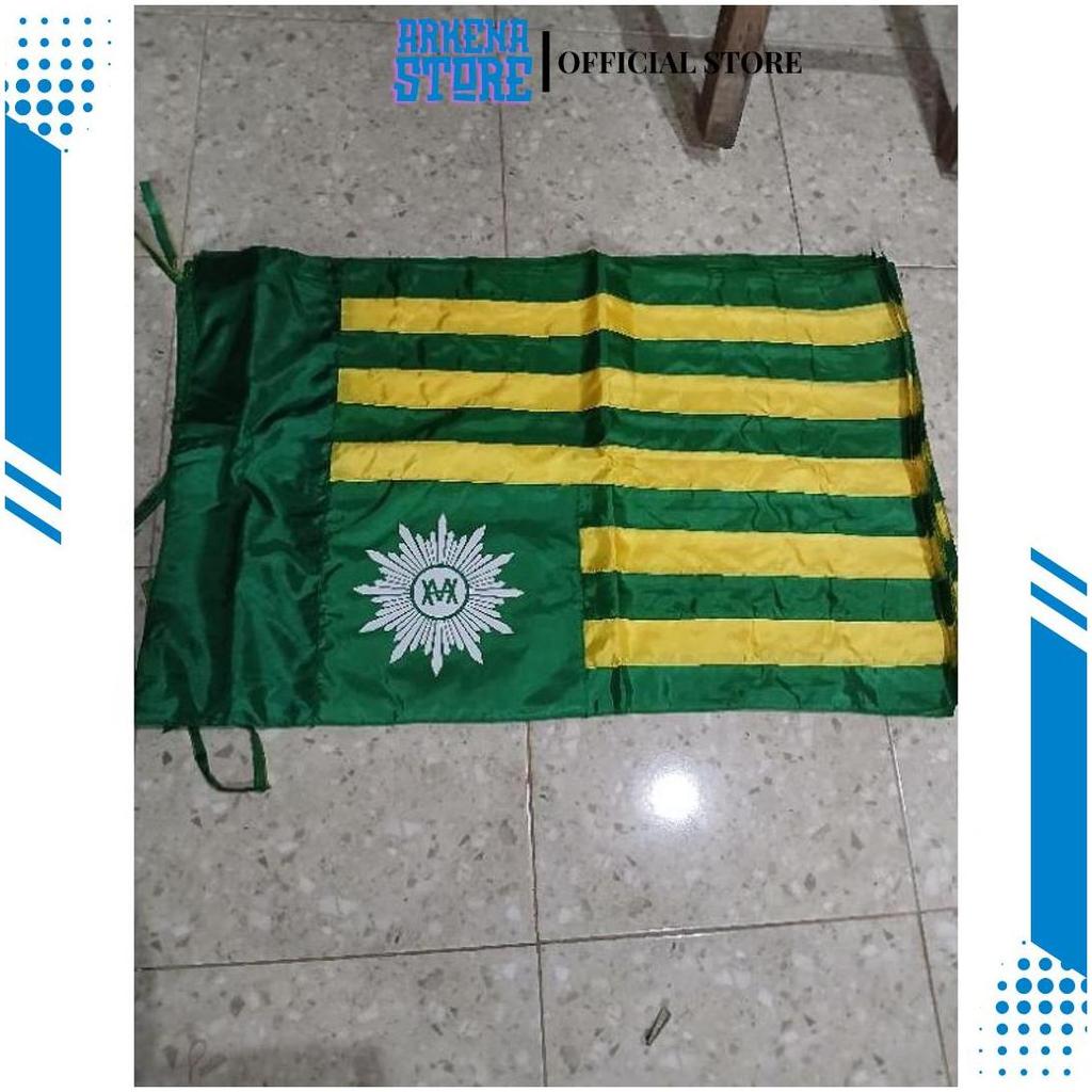 Bendera HW HW HW Muhammadiyah Jahit Ukuran 60x90 Dan 80x120 AF Cod