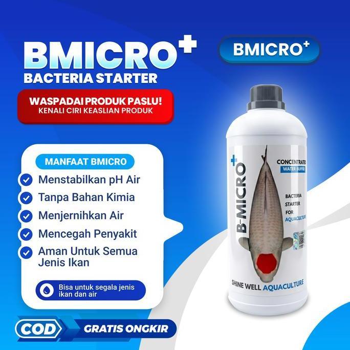 BMO+ Bakteri Starter Untuk Koi, Penjernih Air dan Pengurai Amonia
