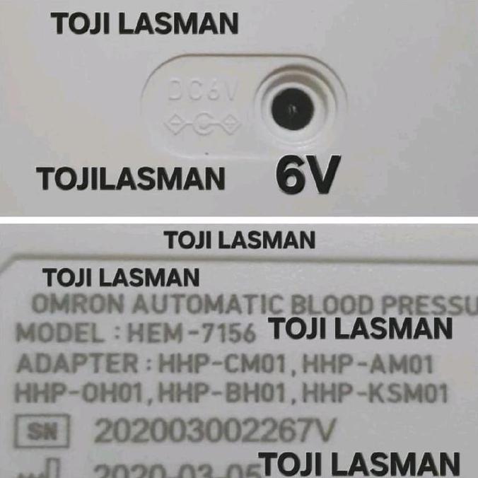 ( Adaptor Omron Bodi Gemuk ) Suport Hem 7121 J  Adapter Charger Colokan Casan Carge Hem7121J Alat Te