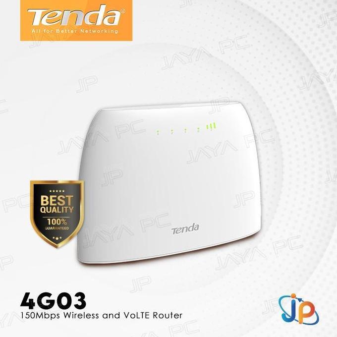 Tenda 4G03 N300 4G-03 Modem Router Wifi 4G Lte Unlock All Operator