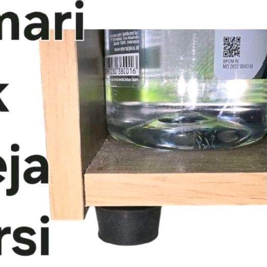 ( Kaki Karet Kecil ) Holder Dudukan Tatatan Alas Kaki Karet Hitam Bok Box Ampli Amplifier Meja Kursi