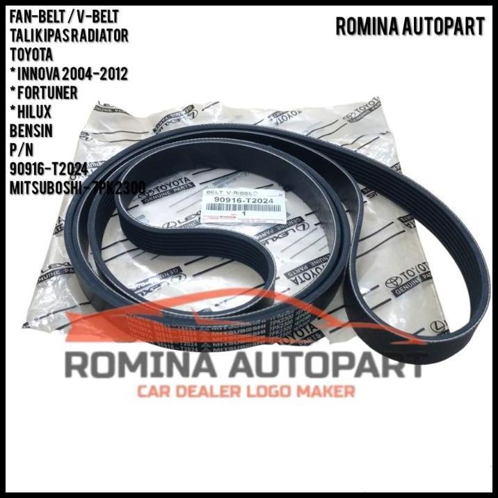 GRATIS ONGKIR FAN BELT - TALI KIPAS V-BELT TOYOTA INNOVA 2004-2012 FORTUNER HILUX BENSIN 7PK 2300 OR