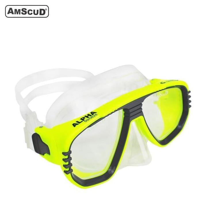 Amscud Mask Alpha / Kacamata Snorkling & Diving / Mask Snorkling Diving / Kacamata Minus Snokling Di