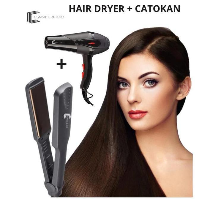 CANEL & CO Anion Beauty Salon Haircare Hot Wind Pengering Rambut Lonik Hair Dryer & catokan