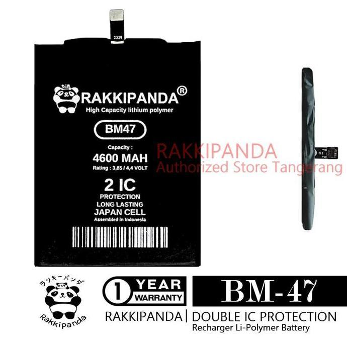BEBAS ONGKIR - Rakkipanda BM-47 for Baterai Redmi 4X Santoni Redmi 3 BM47 Double 2IC Protection