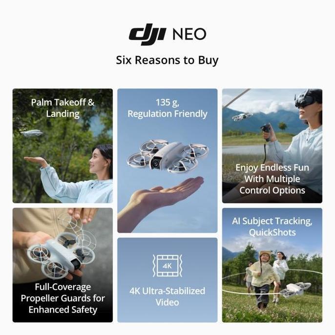 Dji Neo - Camera Drone 4K Ultra-Stabilized Video